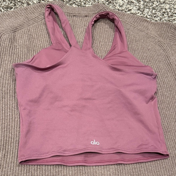 ALO Yoga Accessories - ALO Yoga Dusty Pink Tank Top